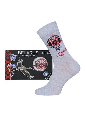 БРЕСТСКИЕ Носки 580124 2146Е св.серый меланж