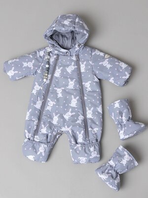 BATIK Комбинезон 580192 0262-26в-3 Серый принт