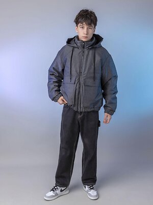 BATIK Куртка 580229 0288-26в-3 Черный деним