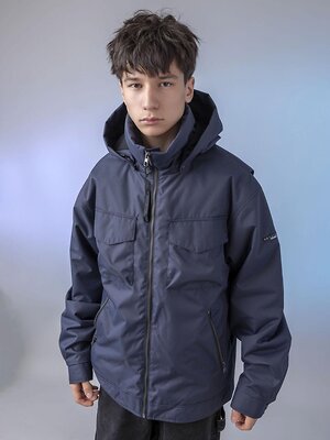 BATIK Бомбер 580232 0289-26в-2 Черно-синий