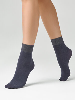 Minimi Носки 580262 calz. LUREX 70 Grigio/Argento (Серый)