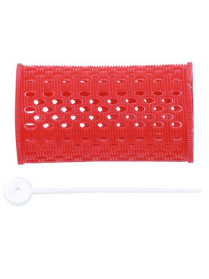 Dewal Бигуди пластиковые для волос RMHR-1, красный, d 38 мм, 12 шт. 580280 2122 