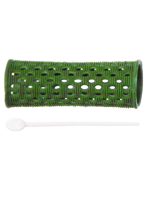 Dewal Бигуди пластиковые для волос RMHR-3, зеленый, d 26 мм, 12 шт. 580282 2124 