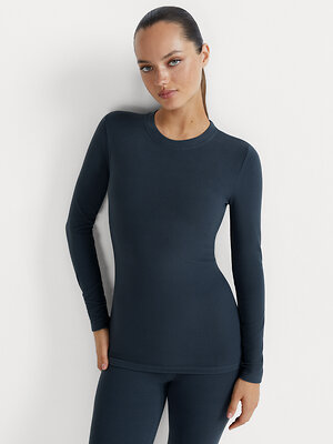 Omsa Лонгслив 580349 OmD 1614T RB Лонгслив жен. "Термо" Grafite (Серый)