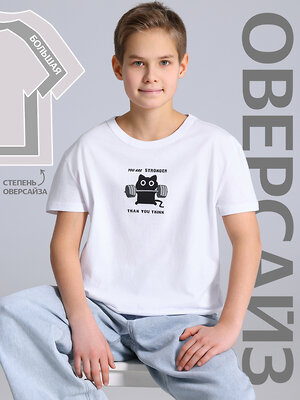 Апрель Футболка 580380 1ПДФК4518001 белый