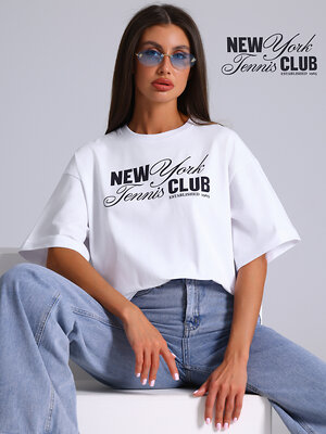 Апрель Футболка 580387 1ЖДФК4661804 белый