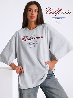 Апрель Футболка 580390 1ЖДФК5039809 светло-серый