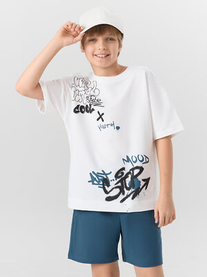 MARK FORMELLE Комплект 580513 393321 белый +морская волна +печать