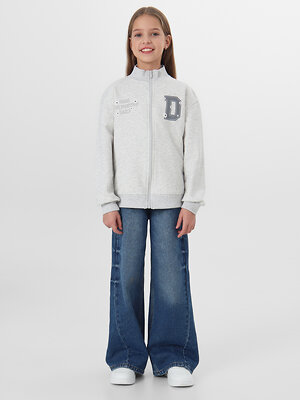 MARK FORMELLE Толстовка 580539 127932 серый меланж+печать2