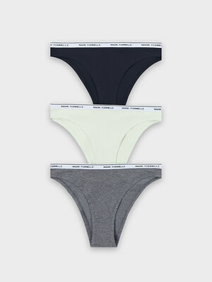 MARK FORMELLE Трусы 580561 412574-1-3 т.серый меланж 4348-F +мятный +черный