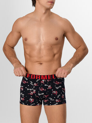 MARK FORMELLE Трусы 580568 411228 Деды морозы на черном