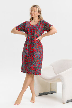 Натали Халат 580595 37000 сине-красный