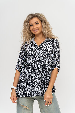 Натали Рубашка 580600 36798 черно-белый