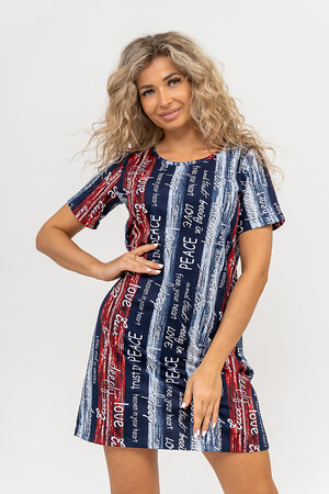 Натали Туника 580611 36788 сине-красный