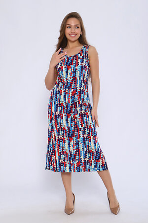 Натали Сарафан 580669 13207 сине-красный