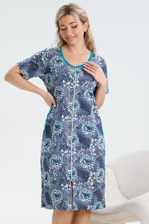 Натали Халат 580707 37002 синий