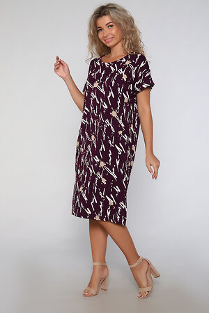 Натали Платье 580851 59193 бордовый