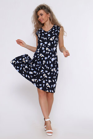 Натали Сарафан 580869 38573 голубой