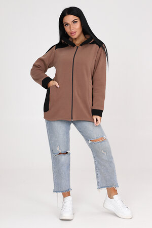 Натали Толстовка 580882 52223 коричневый