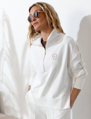 VILATTE Джемпер 580903 D49.086 белый_vilatte