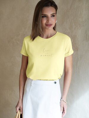 VILATTE Футболка 580926 D49.146 лимонный_moment