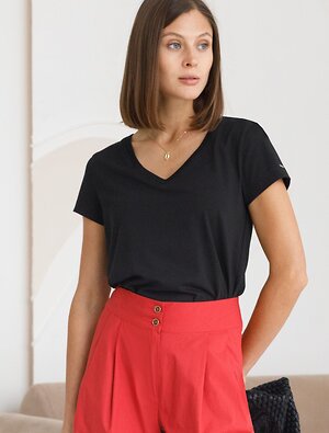 VILATTE Футболка 580954 D49.156 черный