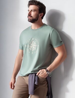 VILATTE Футболка 580959 U49.068 св.оливковый_wander