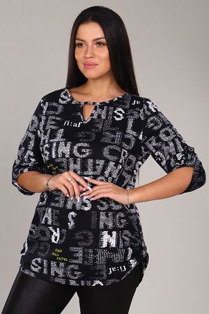 Натали Туника 581082 Туника Сара пиксель на черном