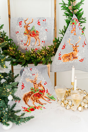 Натали Полотенце 581111 Полотенце кухонное Полярная звезда серый