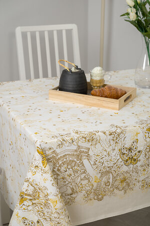 Натали Скатерть 581149 Скатерть Диор золотисто-бежевый