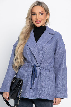 LT Collection Пальто 581272 Б15085-7М синий