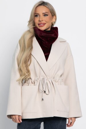 LT Collection Пальто 581273 Б15086-7М бежевый