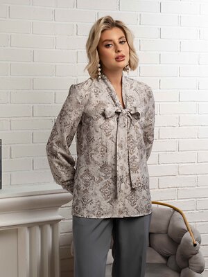 LT Collection Рубашка 581276 Б15117-10М серый