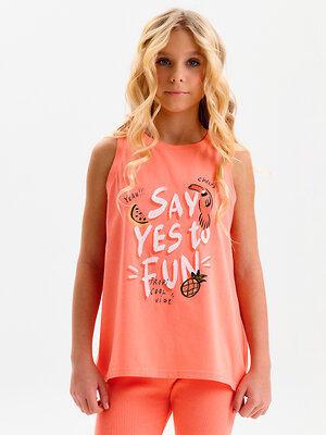 PELICAN Майка 581327 GFVV3390 Персиковый