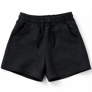 YOULALA Шорты 581376 1878320110 черный/меланж