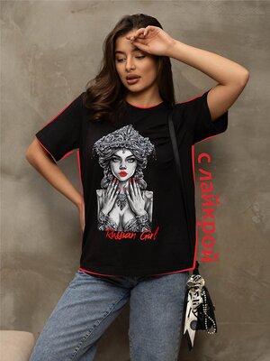 Текс-плюс Футболка 581528 00-00246487 Черный