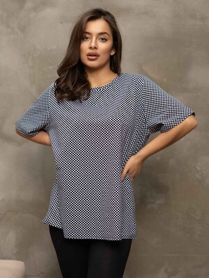 Текс-плюс Футболка 581534 00-00246508 Синий,белый