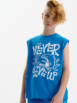 PELICAN Майка 581584 BFVV3389 Лазурный