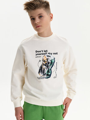 PELICAN Толстовка 581599 BFN3387/1 Молочный