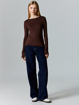 MARK FORMELLE Лонгслив 581705 122526 ристретто