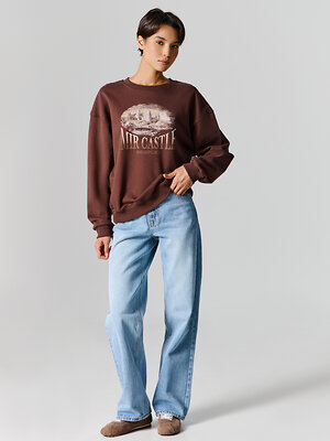 MARK FORMELLE Свитшот 581711 122530 ристретто +печать