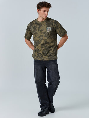 MARK FORMELLE Футболка 581729 111858 милитари варка на зеленом