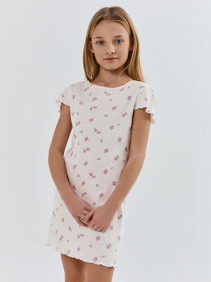 MARK FORMELLE Сорочка 581830 577724 цветы на молочном