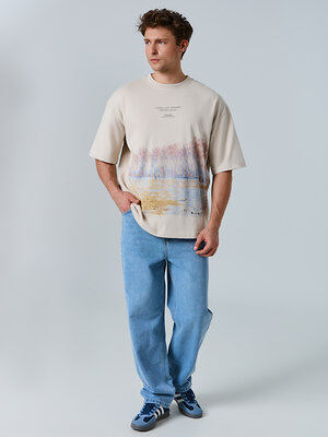 MARK FORMELLE Футболка 581858 111892 жемчужный +печать