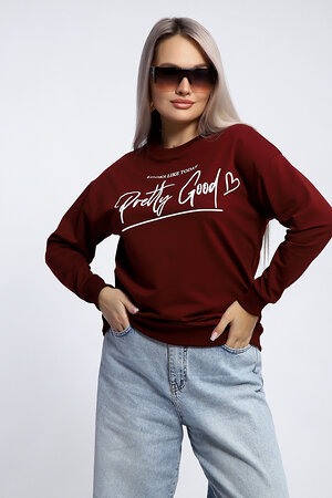 Натали Толстовка 581911 80048 бордовый