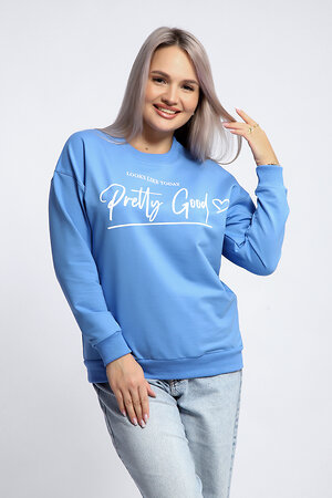 Натали Толстовка 581912 80048 голубой