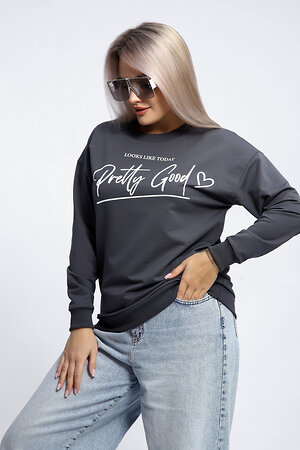 Натали Толстовка 581914 80048 темно-серый