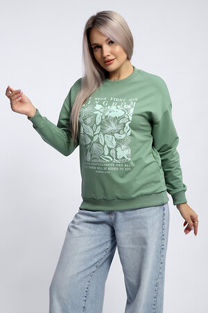 Натали Толстовка 581927 80047 фисташка