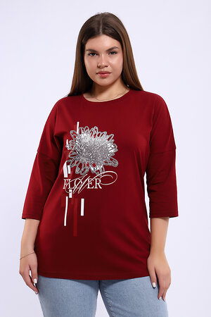 Натали Туника 581936 80044 бордовый
