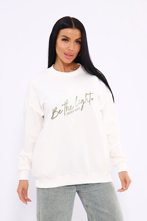 Натали Толстовка 581956 80040 молочный